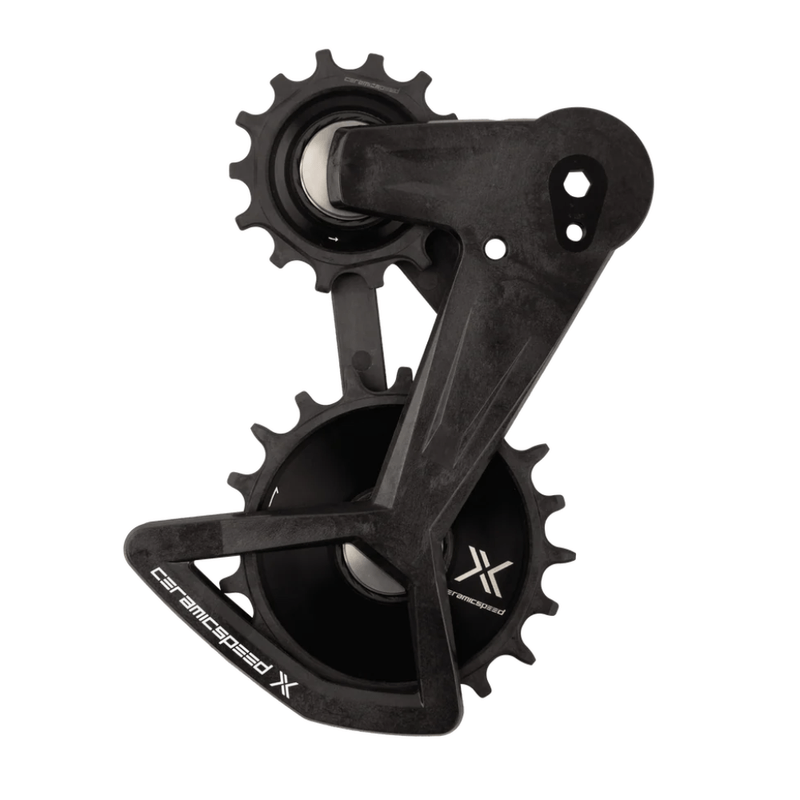 Cage-e-Polia-CeramicSpeed-OSPW-X-Sram-T-TYPE-Eagle-AXS-Preto